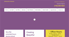 Desktop Screenshot of orthodonticsbushwick.com